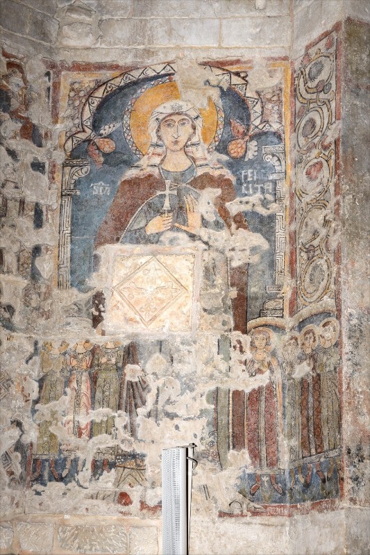 Ambito pugliese sec. XIV, Affresco di Santa Felicita