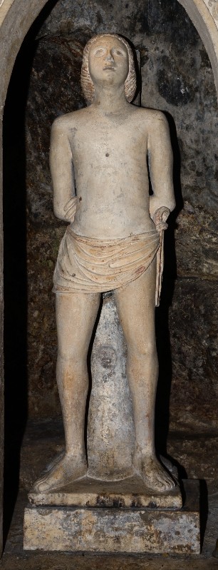 Scultore pugliese sec. XV, Statua di San Sebastiano