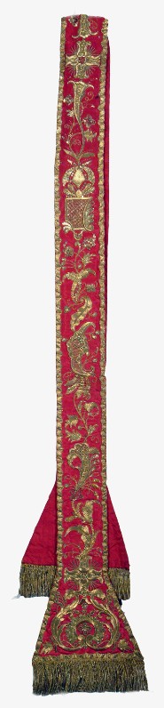 Manif. napoletana sec. XVIII, Stola rossa di Alfonso Sozy Carafa