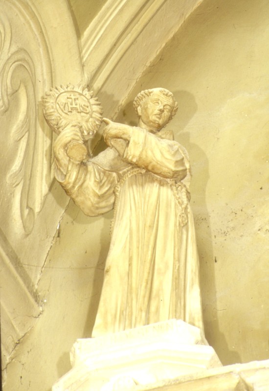 Bottega salentina sec. XVII, San Bernardino da Siena