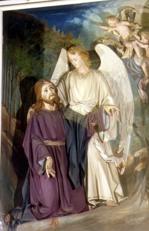 Caretta R. (1924), Gesù Cristo nell'orto di Gethseman