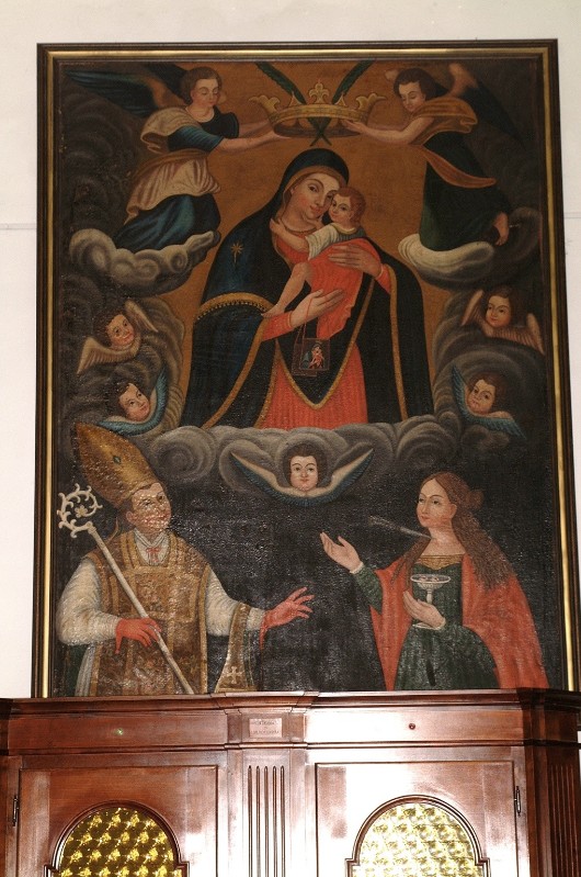 Bottega salentina sec. XVII, Madonna con Gesù Bambino