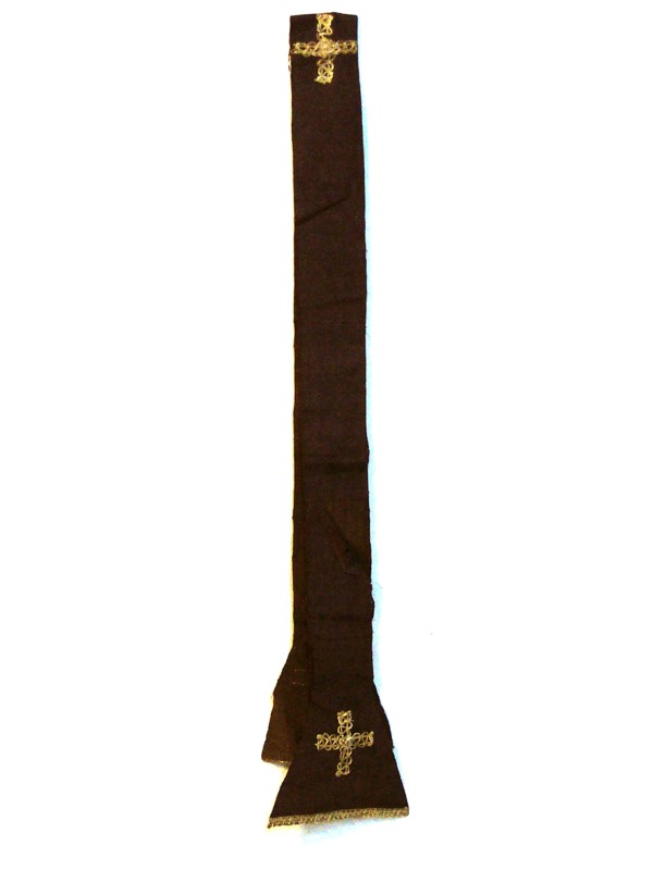 Manif. salentina sec. XVIII, Stola in seta viola del vescovo A. Gorgoni
