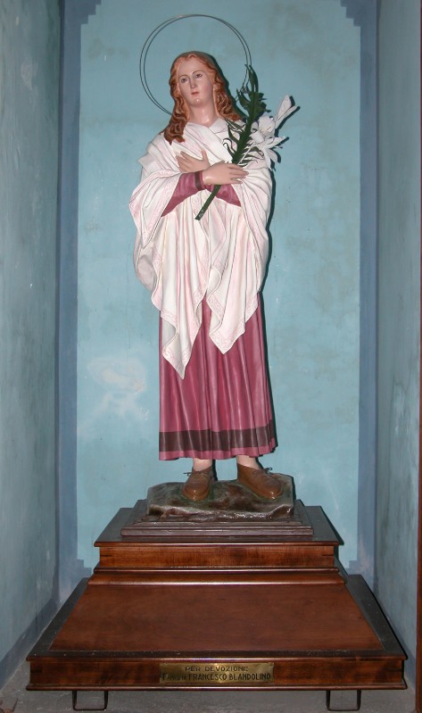 Caretta Raffaele sec.XX, Statua di Santa Maria Goretti