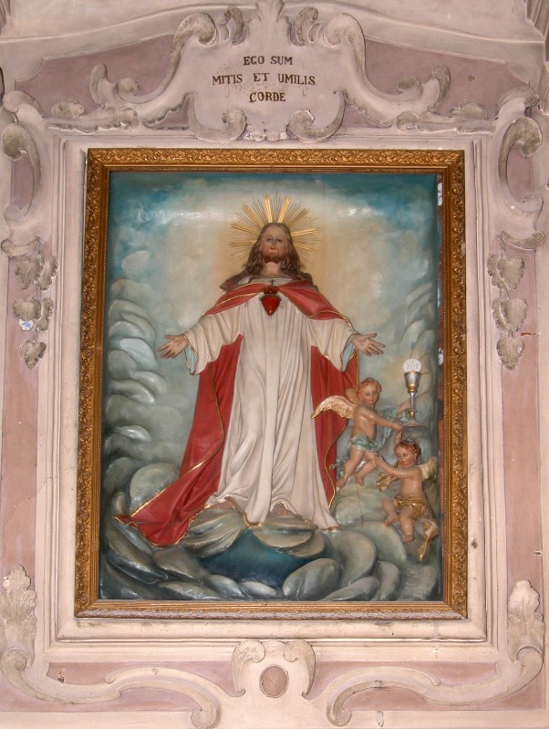 Caretta Raffaele sec. XX, Scultura del Sacro Cuore di Gesù