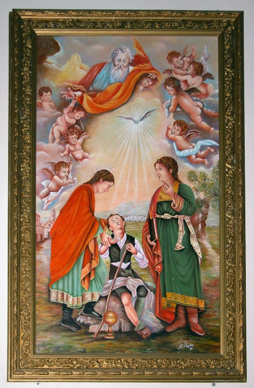 Profico Antonio (1996), Dipinto dei Santi Cosma e Damiano