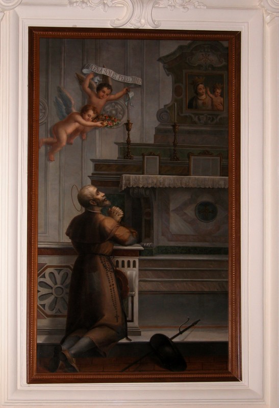 De Simone (1897), Dipinto di San Benedetto Giuseppe Labre