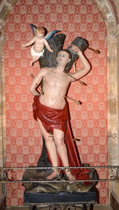 Ambito pugliese sec. XX, Statua di San Sebastiano