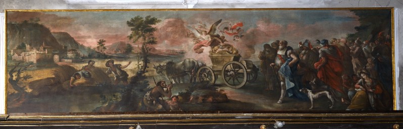 Carella D. A. (1802), Dipinto dei Filistei restituiscono l'arca al popolo eletto