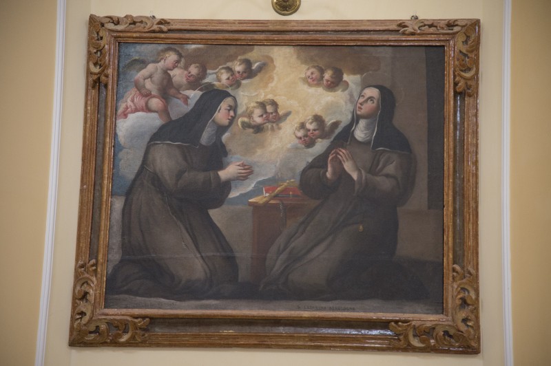 Carella D. A. sec. XVIII, Dipinto di SS.Caterina da Siena e Caterina da Bologna