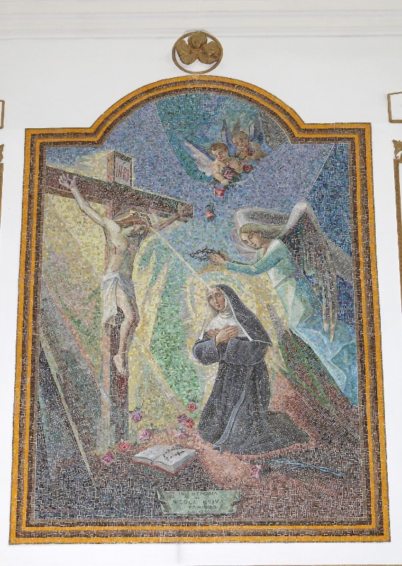 Valerio G. (1976), Mosaico di Santa Rita da Cascia