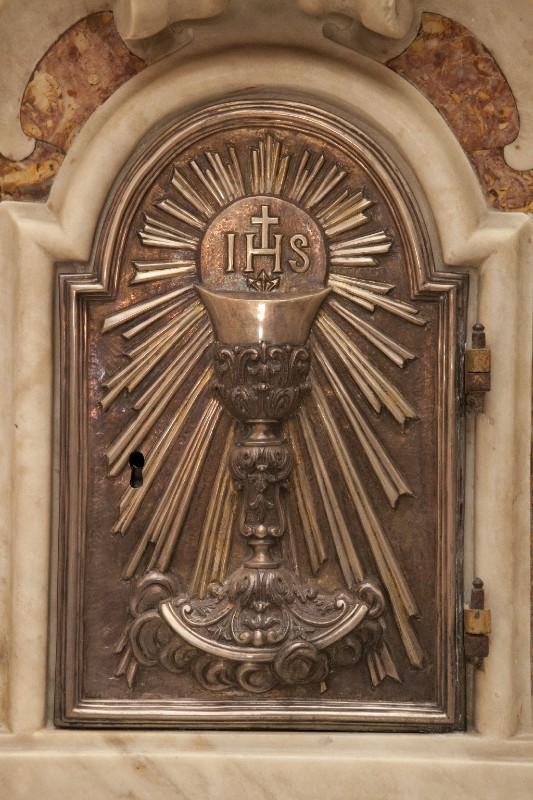 Ambito dell'Italia meridionale sec. XVIII, Sportello di tabernacolo con calice