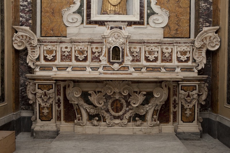 Marmoraio dell'Italia meridionale sec. XVIII, Altare di Sant'Erasmo