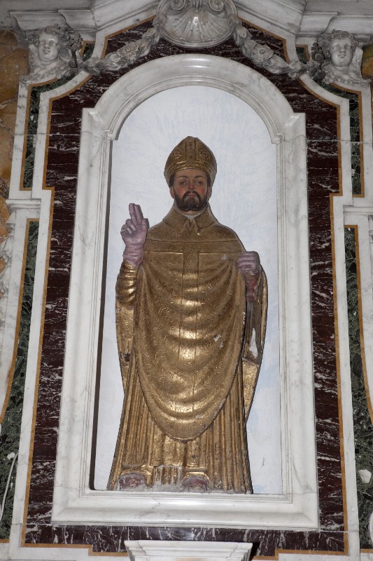 Scultore dell'Italia meridionale sec. XVII, Statua di Sant'Erasmo