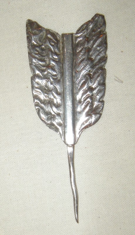 Bottega sarda sec. XIX, Freccia di San Sebastiano in argento