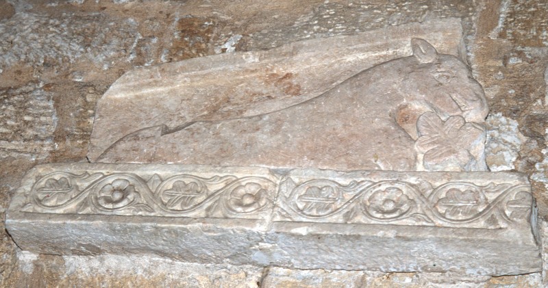 Ambito sardo sec. X-XI, Gruppo di frammenti decorativi assembati