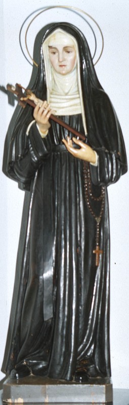 Ambito italiano sec. XX, Statua di Santa Chiara d'Assisi