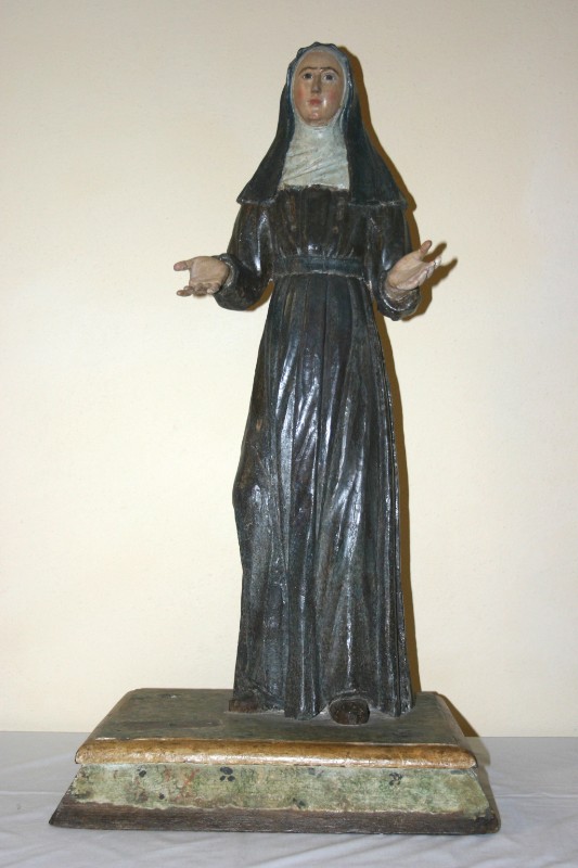 Bott. sarda sec. XVII-XVIII, Statua devozionale Santa Chiara di Assisi