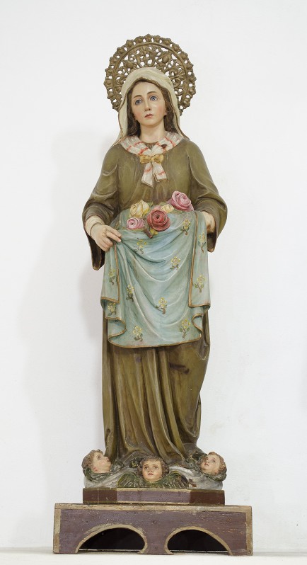 Ambito lucchese sec. XX, Statua raffigurante Santa Zita