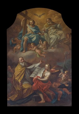 Sozzi O. (1756), Dipinto della Trinità che appare a S. Benedetto