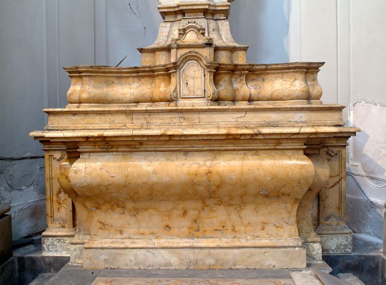 Maestranze siciliane terzo quarto sec. XVIII, Altare di S. Benedetto