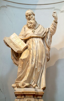 Marino G. B. seconda metà sec. XVIII, Statua di S. Benedetto