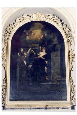 Milazzo G. (1653), Dipinto del Transito di S. Benedetto