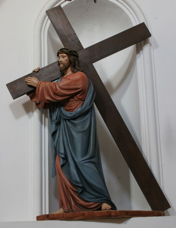Bottega italiana sec. XX, Gesù Cristo portacroce