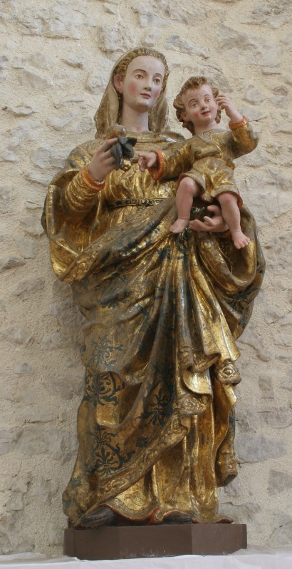 Bottega agrigentina sec. XVII, Madonna del Melograno