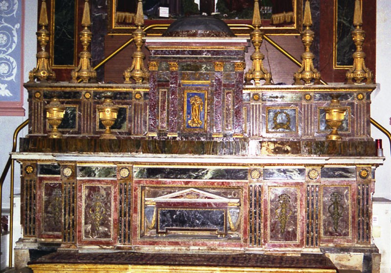 Maestranze siciliane sec. XVIII, Altare maggiore