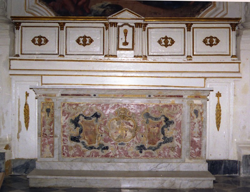 Bottega siciliana sec. XIX, Altare in legno