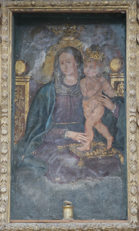 Bottega siciliana sec. XVII, Madonna con Bambino