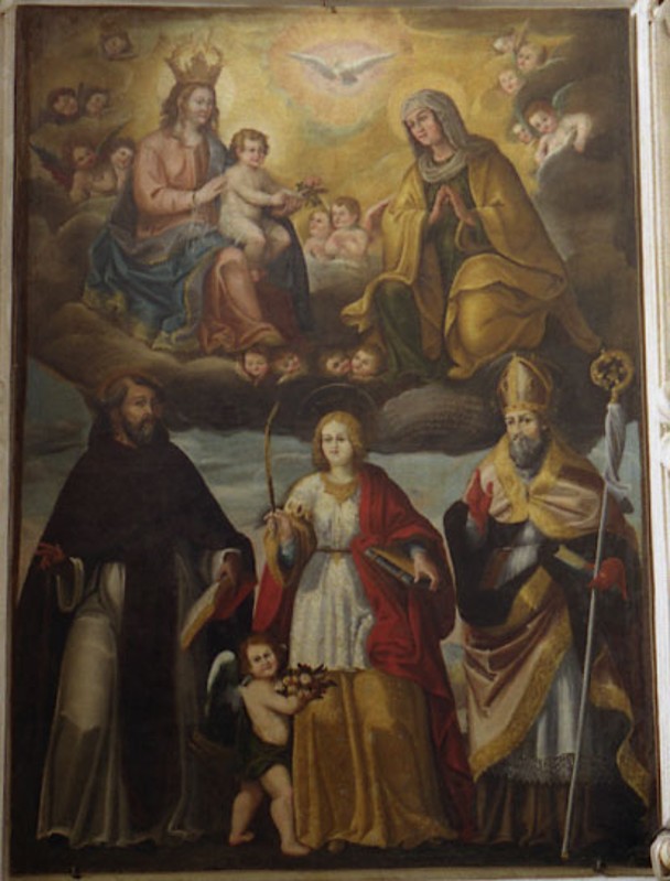 Capizzi A. sec. XVIII, Vergine con Sant'Anna e Santi
