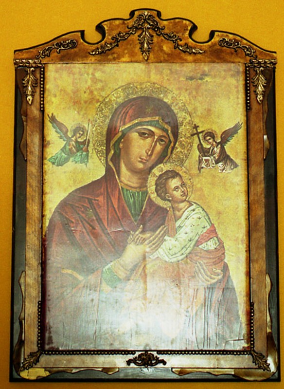 Di Raimondo M. sec. XX, Cornice della Madonna con Bambino