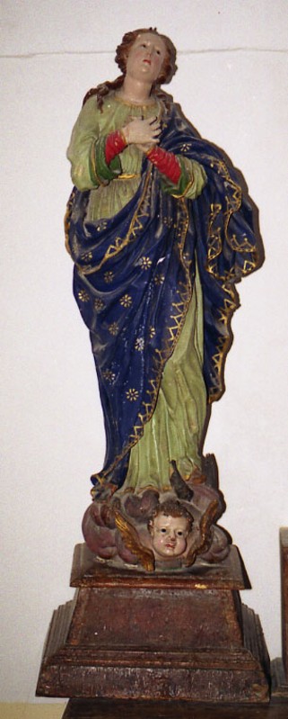 Bottega siciliana sec. XVIII, Madonna Immacolata