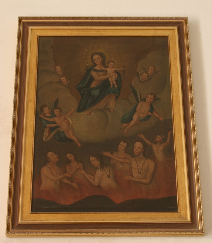 Bottega siciliana sec. XX, Madonna del Carmelo
