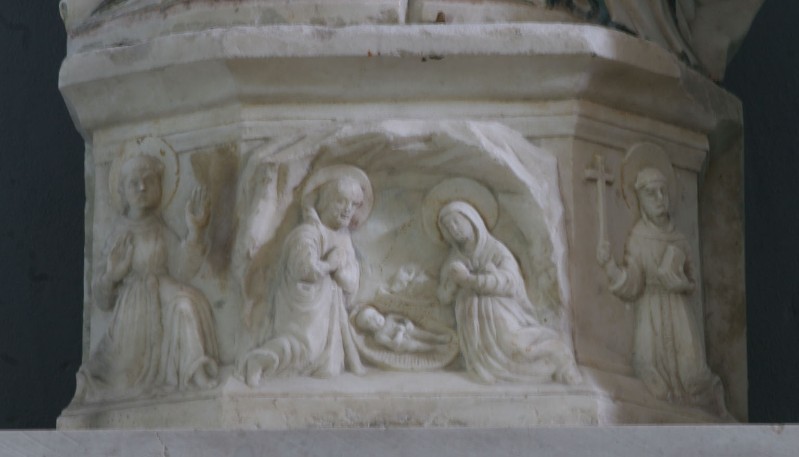 Gagini A. sec. XVI, Base della Madonna con Bambino