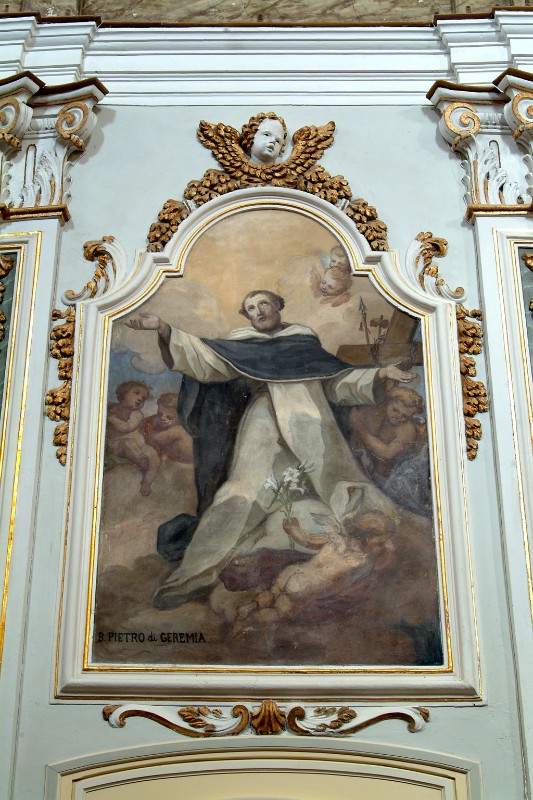 Bottega siciliana sec. XVIII, Cornice del dipinto di S. Pietro Geremia