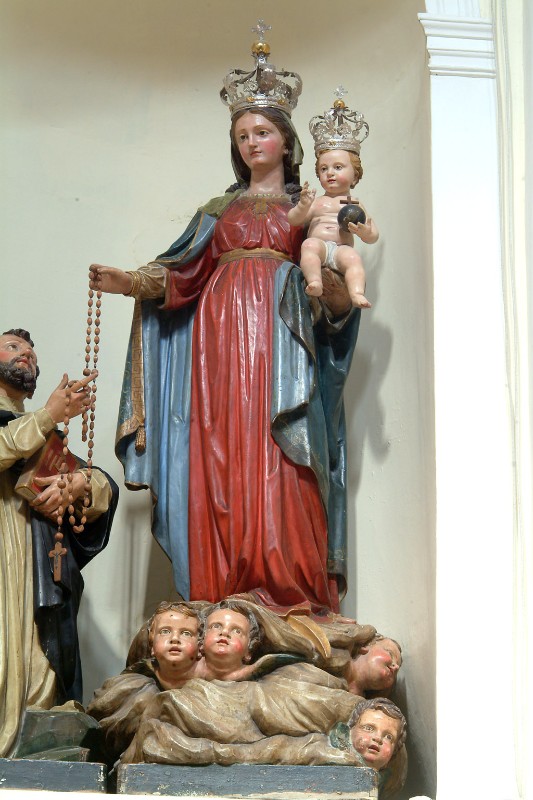 Cardella C. sec. XIX, Statua della Madonna del rosario