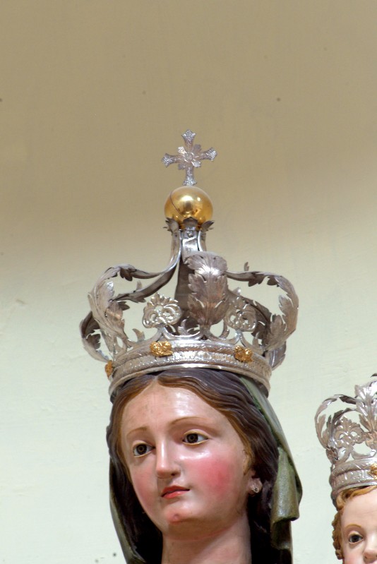 Bottega siciliana sec. XIX, Corona della statua della Madonna