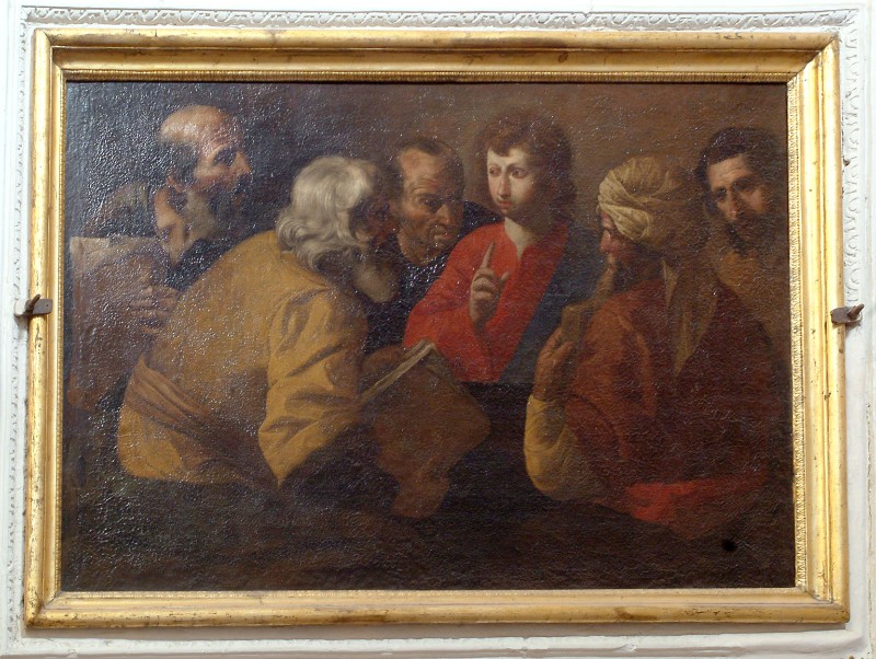 Bottega siciliana sec. XIX, Cornice del dipinto di Gesù nel tempio tra i dottori