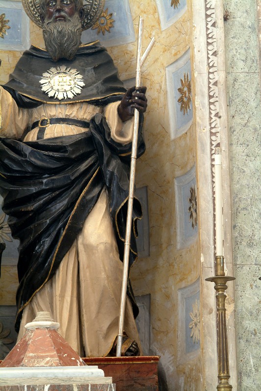 Bottega palermitana (1826), Bastone della statua di S. Calogero