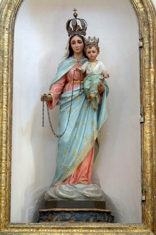 Bottega italiana sec. XX, Statua della Madonna della catena