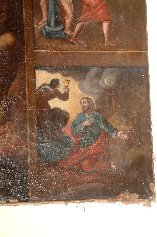 Bottega siciliana sec. XIX, Dipinto di Gesù nell'orto di Gethsemani