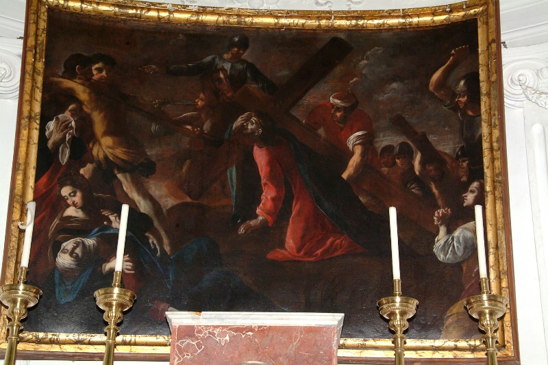 Bottega napoletana secc. XVII-XVIII, Dipinto dello Spasimo della Madonna