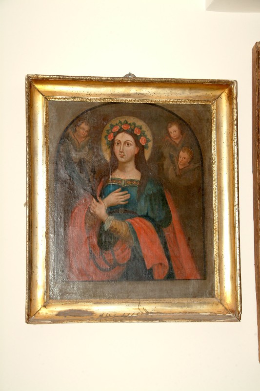 Bottega siciliana sec. XIX, Cornice del dipinto di S. Filomena