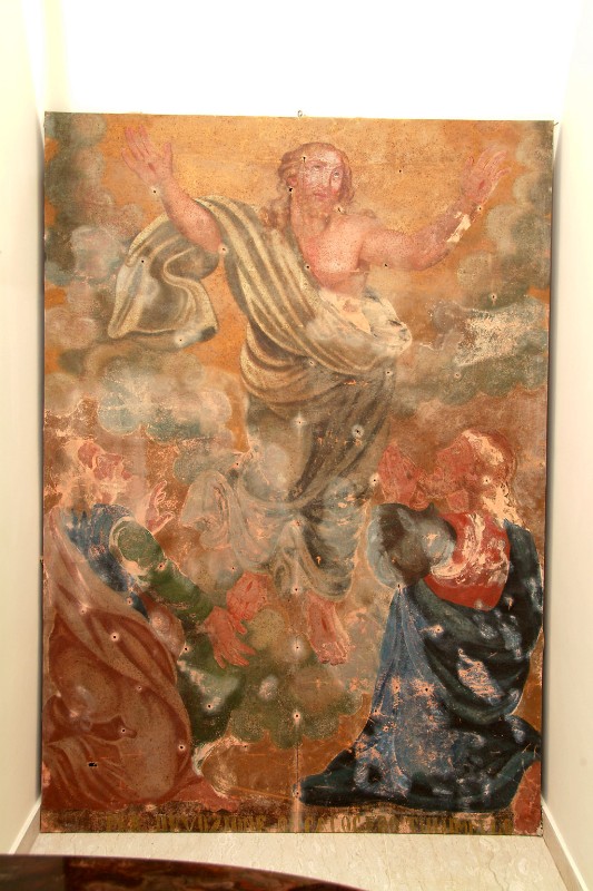 Bottega siciliana sec. XIX, Dipinto di Gesù risorto