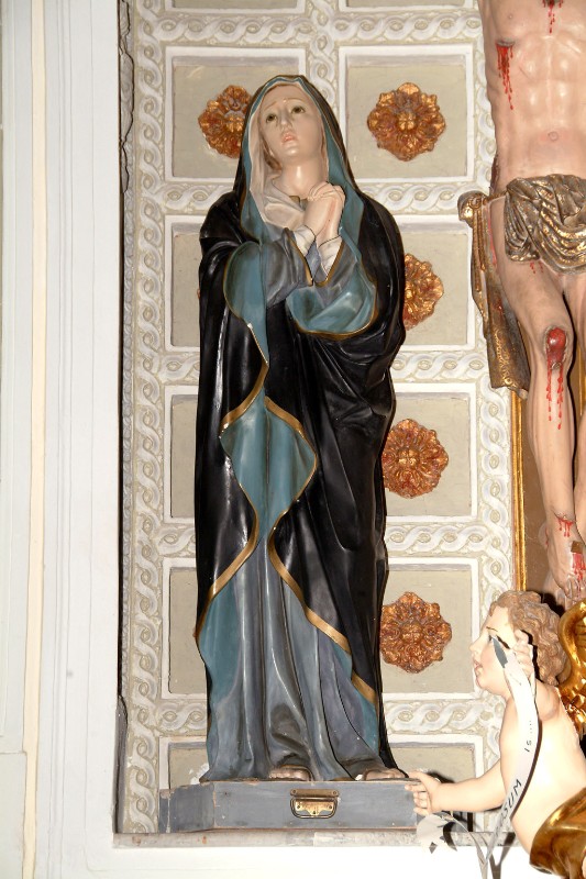 Bottega siciliana sec. XIX, Madonna addolorata