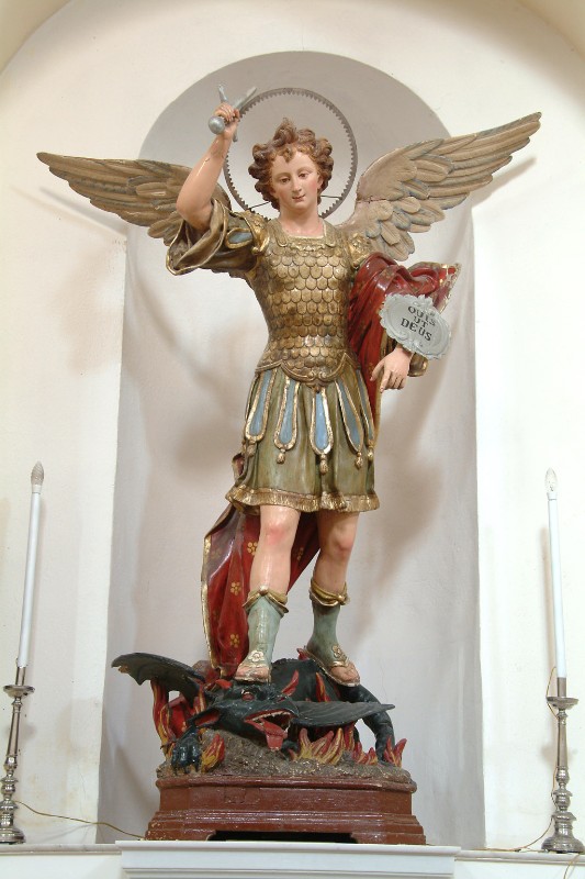 Biangardi F. sec. XIX, Statua di S. Michele arcangelo