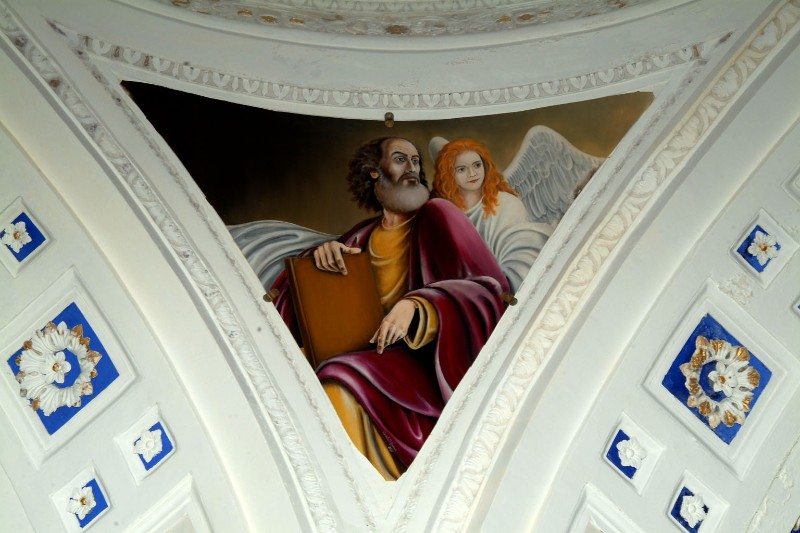 Bottega siciliana (2004), Dipinto con S. Matteo Evangelista